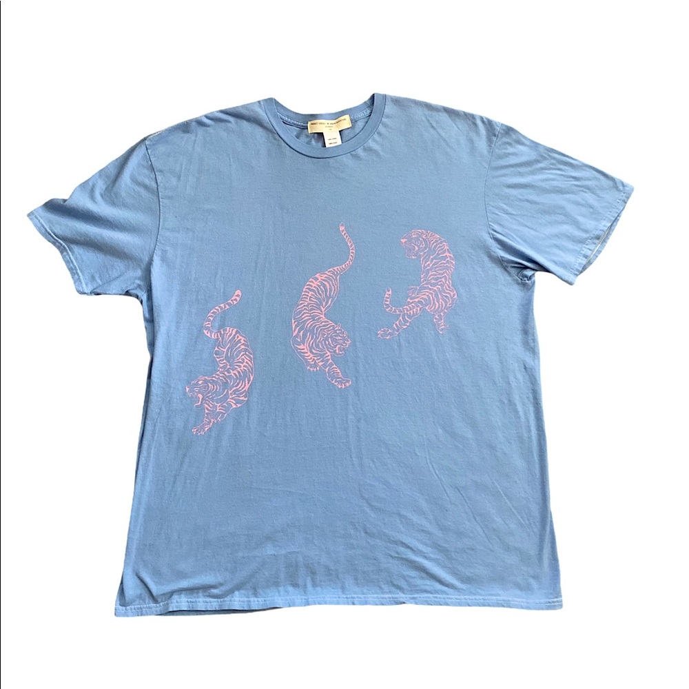 Project Social T Tiger Overdyed t-shirt dress